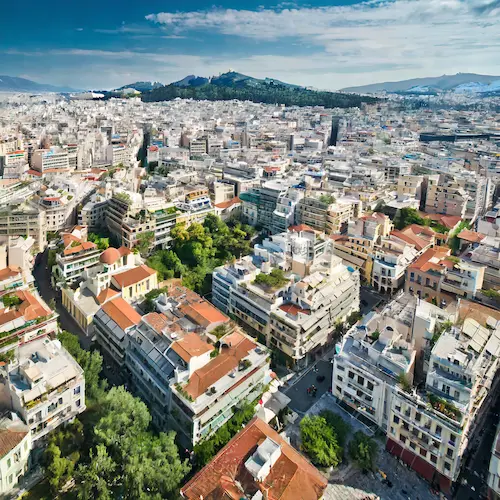 Athens from above